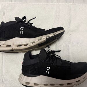 On Running Women’s Black and White CloudNova  Shoes